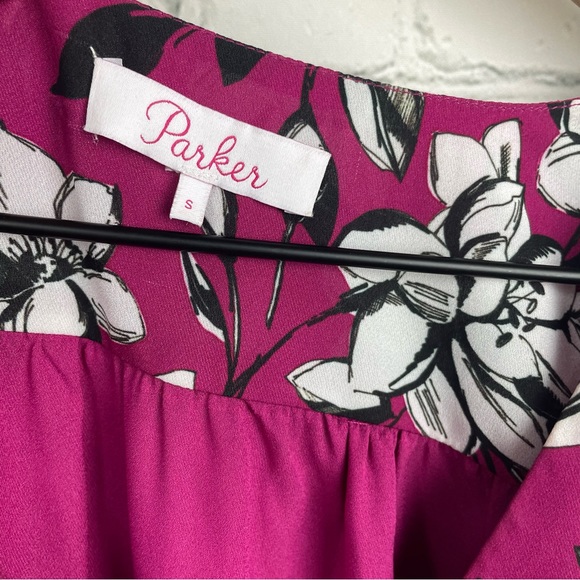 PARKER NY Azaleas Ruffle Dress size Small - Picture 4 of 6